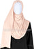Warm Ivory Plain - Jamila Jersey Shayla Long Rectangle Hijab 30"x70"