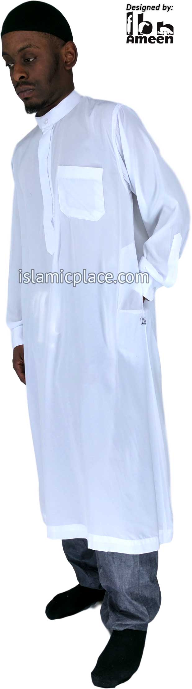 White Men Saudi Ad Daffah LT Thob by Ibn Ameen IA3 The