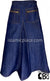 Blue - Salima Style Skirt in Denim by BintQ - BQ126