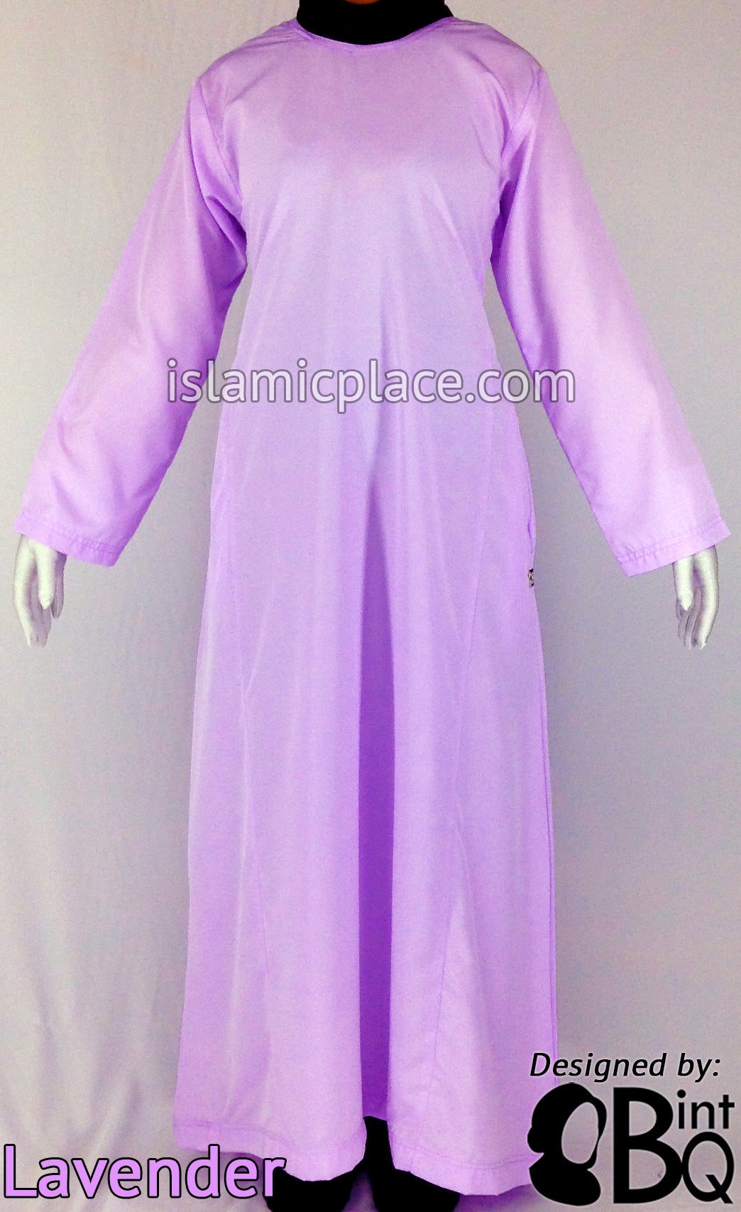 Lavender - Girl's Basics Plain Abaya by BintQ