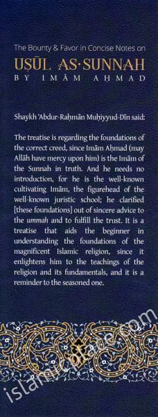 The Bounty & Favor in Concise Notes on Usul As-Sunnah by Imam Ahmad