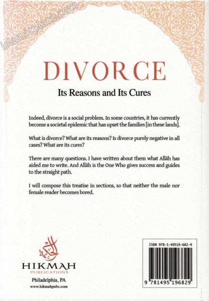 Divorce - It Reasons and Its Cures