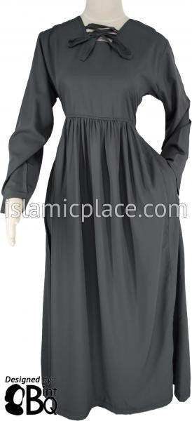 Graphite - Girl&#39;s Yaminah Swing Abaya by BintQ - BQ42