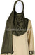 Olive Green Plain - Jamila Jersey Shayla Long Rectangle Hijab 30"x70"