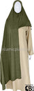 Camouflage Green Plain - Easy Aisha Jersey Shayla Long Rectangle Hijab 30"x70"