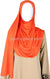 Orange Plain - Jamila Jersey Shayla Long Rectangle Hijab 30"x70"