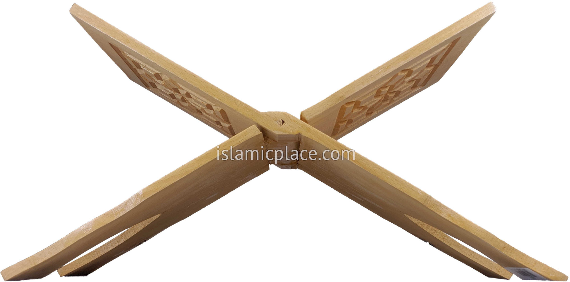 Quran Stand /Rehal (Brass Inlay) Quality Wooden Book Holder - Foto 12
