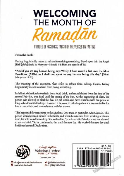 Welcoming The Month of Ramadan - Virtues of Fasting & Tafsir of the Verses on Fasting
