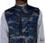 Blue & Gray - Camouflage Army Fatigue Waistcoat Vest by Ibn Ameen