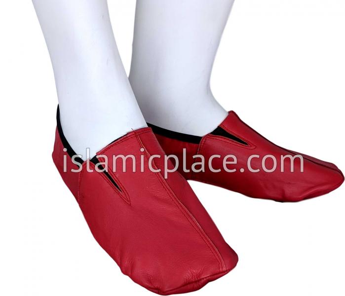 Coral - Ankle Low-cut Khuff Leather socks