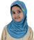 Himalaya Blue - Lace Daisy Flowers Hijab Al-Amira - Girl size (1-piece)