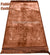 Copper Orange - Orthopedic Padded Foam Cushion Luxurious Prayer Rug