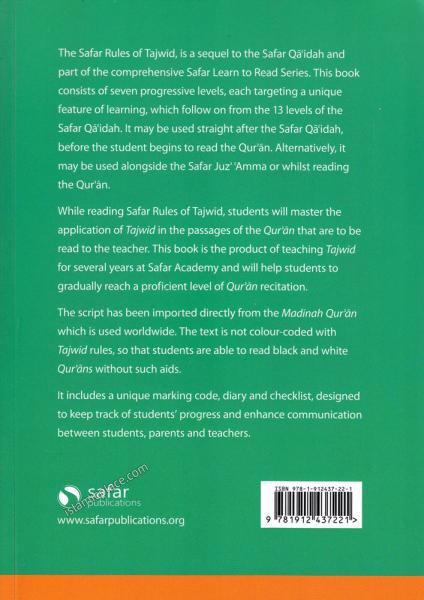 Rules of Tajwid (Madinah Quran script) - Safar Learn to Read Series