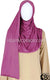 Concord Grape Plain - Jamila Jersey Shayla Long Rectangle Hijab 30"x70"