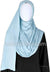 Sky Blue Plain - Jamila Jersey Shayla Long Rectangle Hijab 30"x70"