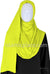 Celery Green Plain - Jamila Jersey Shayla Long Rectangle Hijab 30"x70"