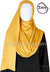 Gold Plain - Easy Aisha Jersey Shayla Long Rectangle Hijab 30"x70"