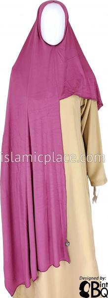 Concord Grape Plain - Easy Aisha Jersey Shayla Long Rectangle Hijab 30"x70"