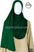Hunter Green Plain - Easy Aisha Jersey Shayla Long Rectangle Hijab 30"x70"