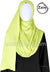 Pear Green Plain - Easy Aisha Jersey Shayla Long Rectangle Hijab 30"x70"