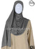 Charcoal Gray Plain - Easy Aisha Jersey Shayla Long Rectangle Hijab 30"x70"