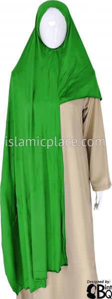 Emerald Green Plain - Easy Aisha Jersey Shayla Long Rectangle Hijab 30"x70"