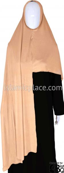 Chai Plain - Easy Aisha Jersey Shayla Long Rectangle Hijab 30"x70"