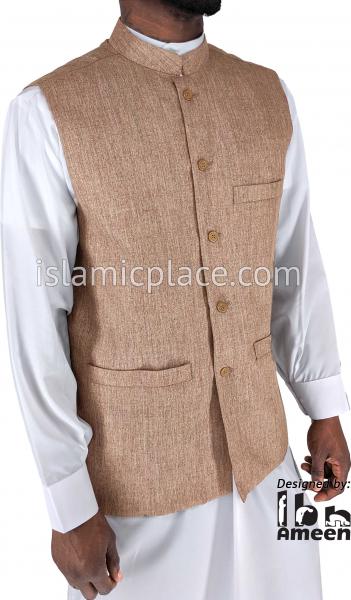Copper - Hakim Waistcoat Vest by Ibn Ameen