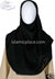 Black - Plain Soft Chiffon Shayla Long Rectangle Hijab 30"x70"