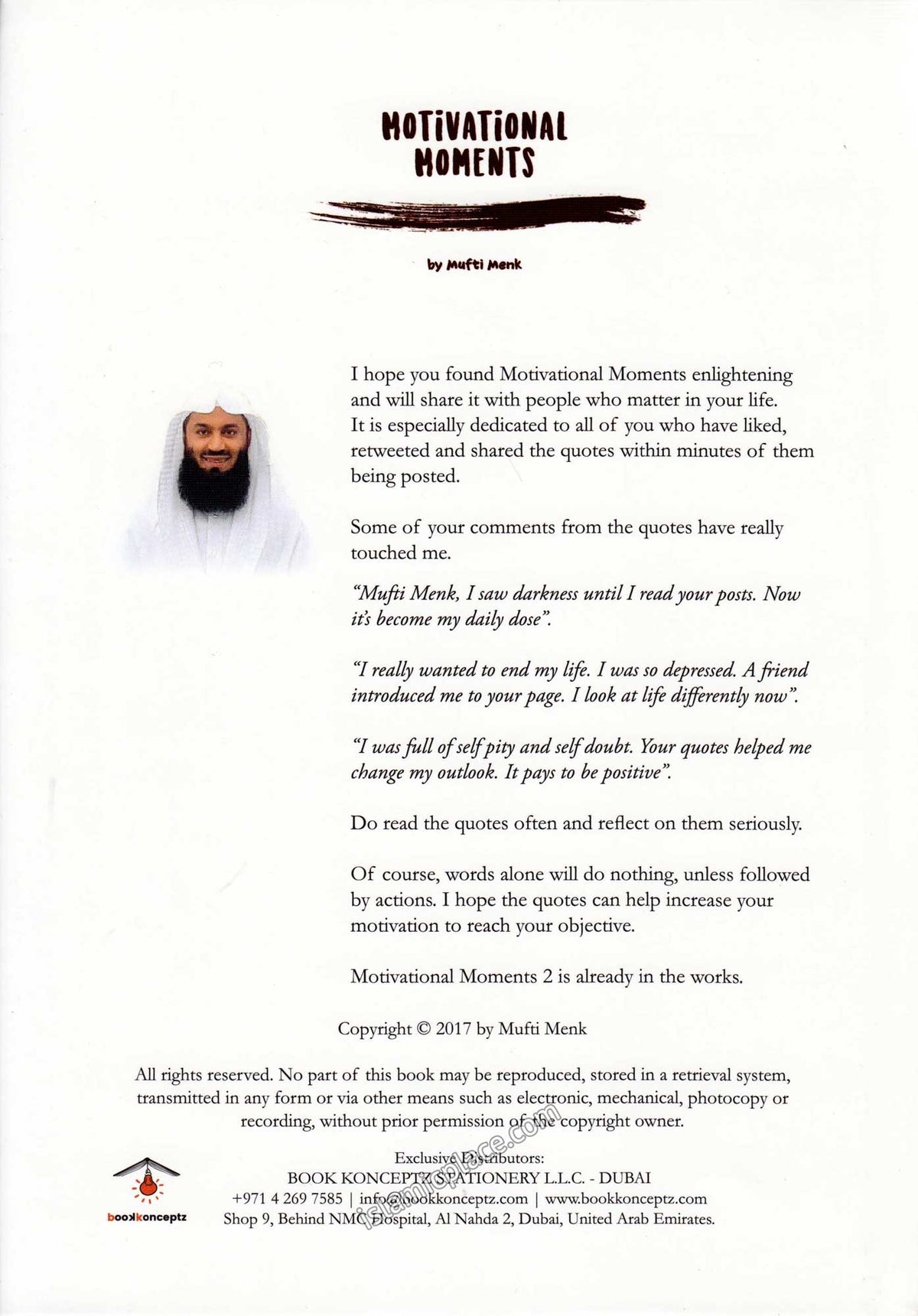 Motivational Moments - Part 1 by Mufti Menk