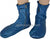 Denim Blue - Zip-up Khuff Leather socks