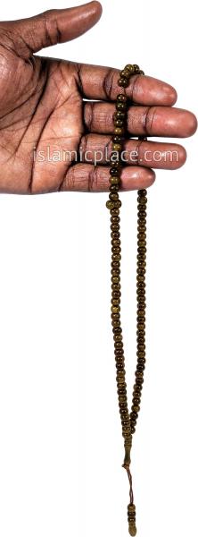 Coffee - Tasbih Prayer Beads with Small Beads