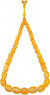 Amber Gold - Abdul Malik Tasbih Prayer Beads with 33 Beads