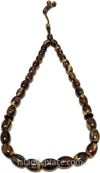 Toffee - Abdul Malik Tasbih Prayer Beads with 33 Beads