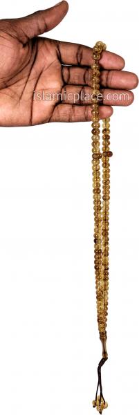 Amber - Tasbih Prayer Beads with Large Beads