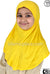 Banana Yellow - Plain Girl size (1-piece) Hijab Al-Amira