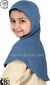 Steel Blue - Plain Girl size (1-piece) Hijab Al-Amira