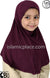 Eggplant - Plain Girl size (1-piece) Hijab Al-Amira