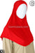 Red - Plain Teen to Adult (Large) Hijab Al-Amira (1-piece style)