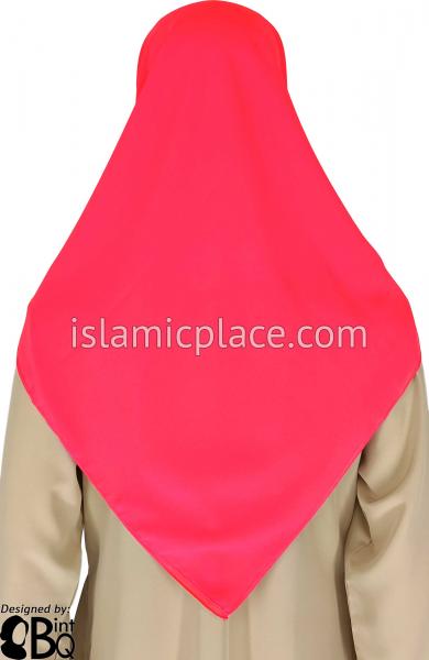 Flamingo Pink - Georgette 45&quot; Square Khimar