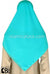 Pastel Turquoise - Georgette 45" Square Khimar