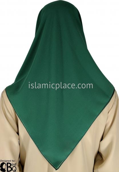 Pine Green - Georgette 45&quot; Square Khimar