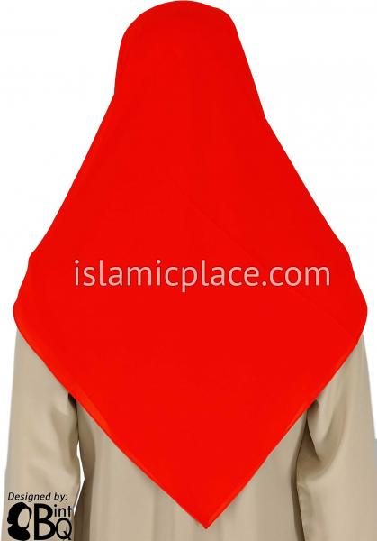 Red - Georgette 45&quot; Square Khimar