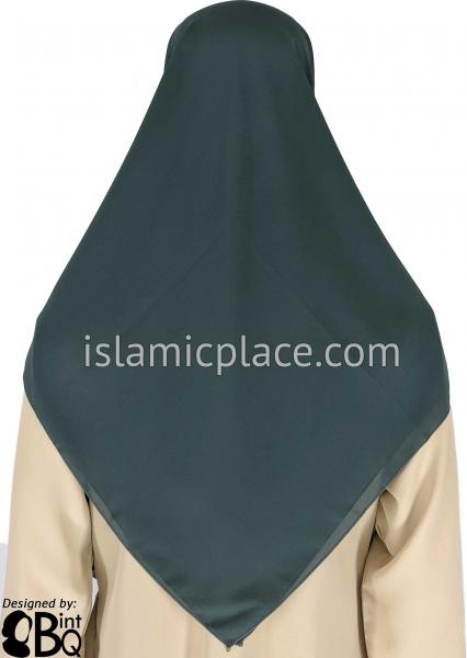 Steel Gray - Georgette 45&quot; Square Khimar