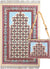 Red - Moroccan Mihrab Design Prayer Rug with Matching Zipper Carrying Bag