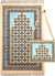 Khaki - Moroccan Mihrab Design Prayer Rug with Matching Zipper Carrying Bag
