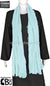 Baby Blue - Plain Soft Crinkle Cotton Shayla Long Rectangle Hijab 36"x72"