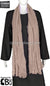 Pale Pink - Plain Soft Crinkle Cotton Shayla Long Rectangle Hijab 36"x72"