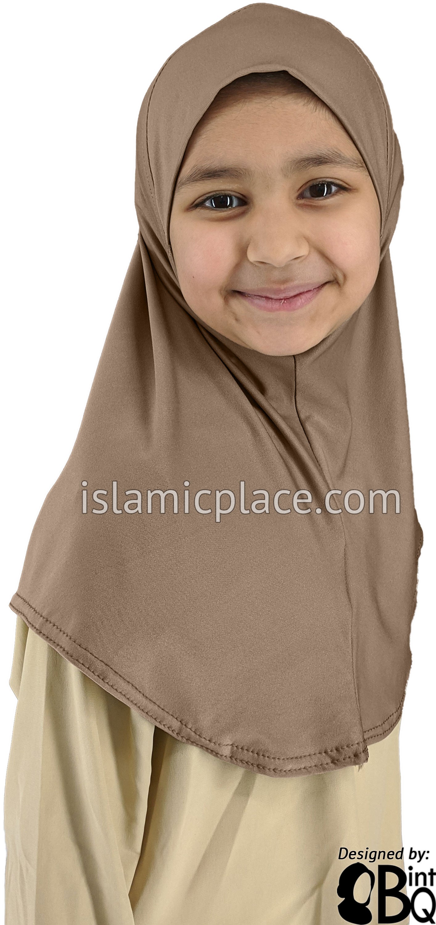 Oyster - Luxurious Lycra Hijab Al-Amira - Girl size (1-piece)