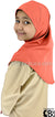 Peach - Luxurious Lycra Hijab Al-Amira - Girl size (1-piece)